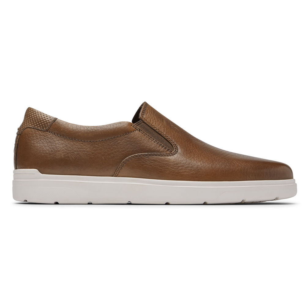 ロック ポート スニーカー メンズ ブラウン - Total Motion Lite Slip-On - NIV165094